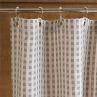 Organic Birch Cotton/Linen Shower Curtain