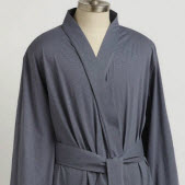 DISCONTINUED/Men's Slub Jersey Robe