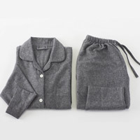 Women's Heather Flannel Pajama Set