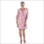 Organic Cotton Gita 3/4 Sleeve Tunic
