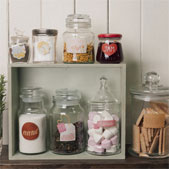 Fabric Pantry Labels