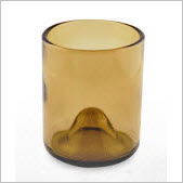 Wine Punts Recycled Glassware - 12 oz Olive